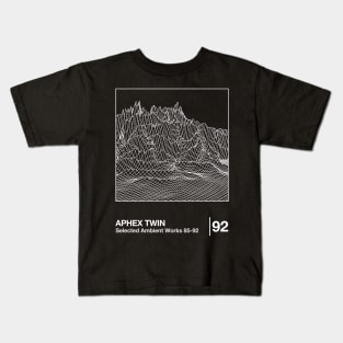 Selected Ambient Works / Minimalist Style Graphic Design Kids T-Shirt